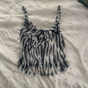 Sheer Zebra Tank